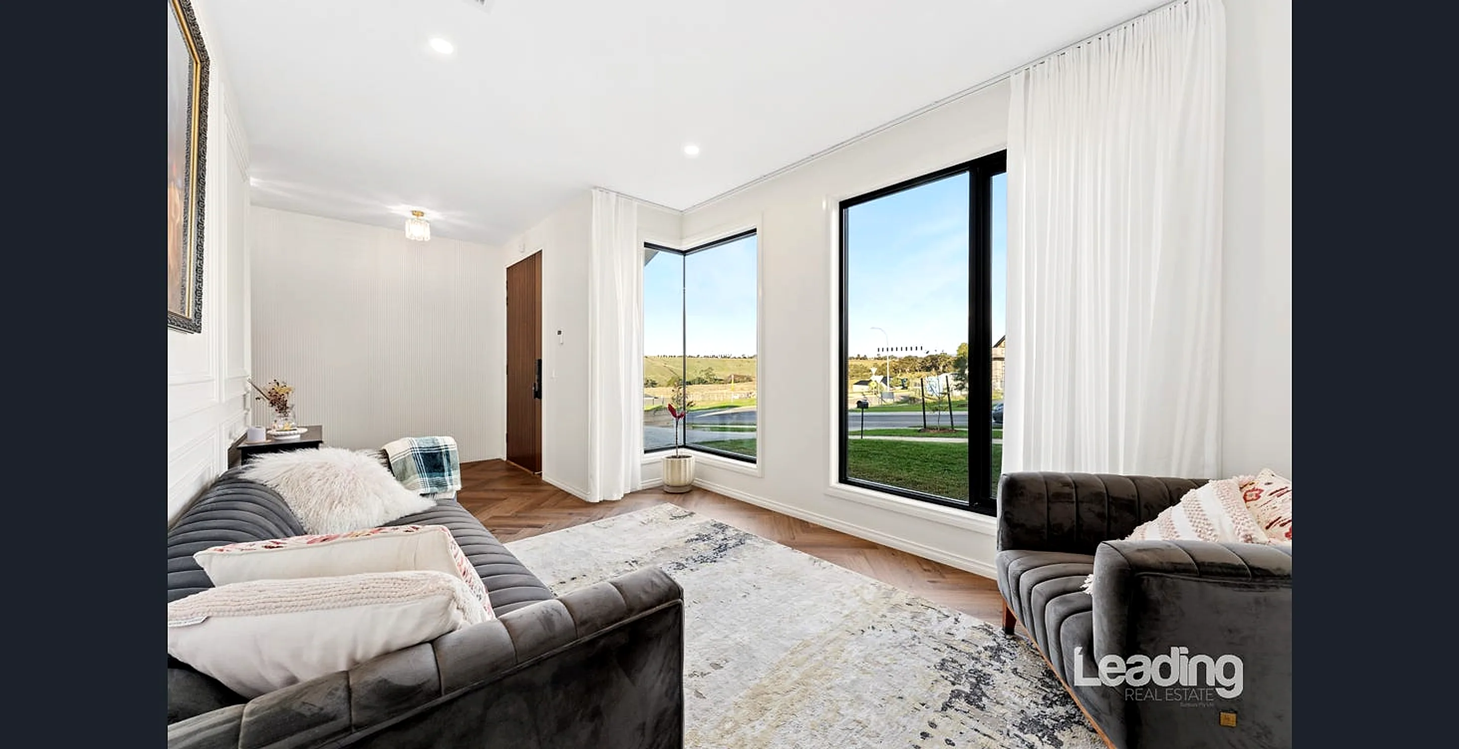 Statement formal lounge at the front of the home